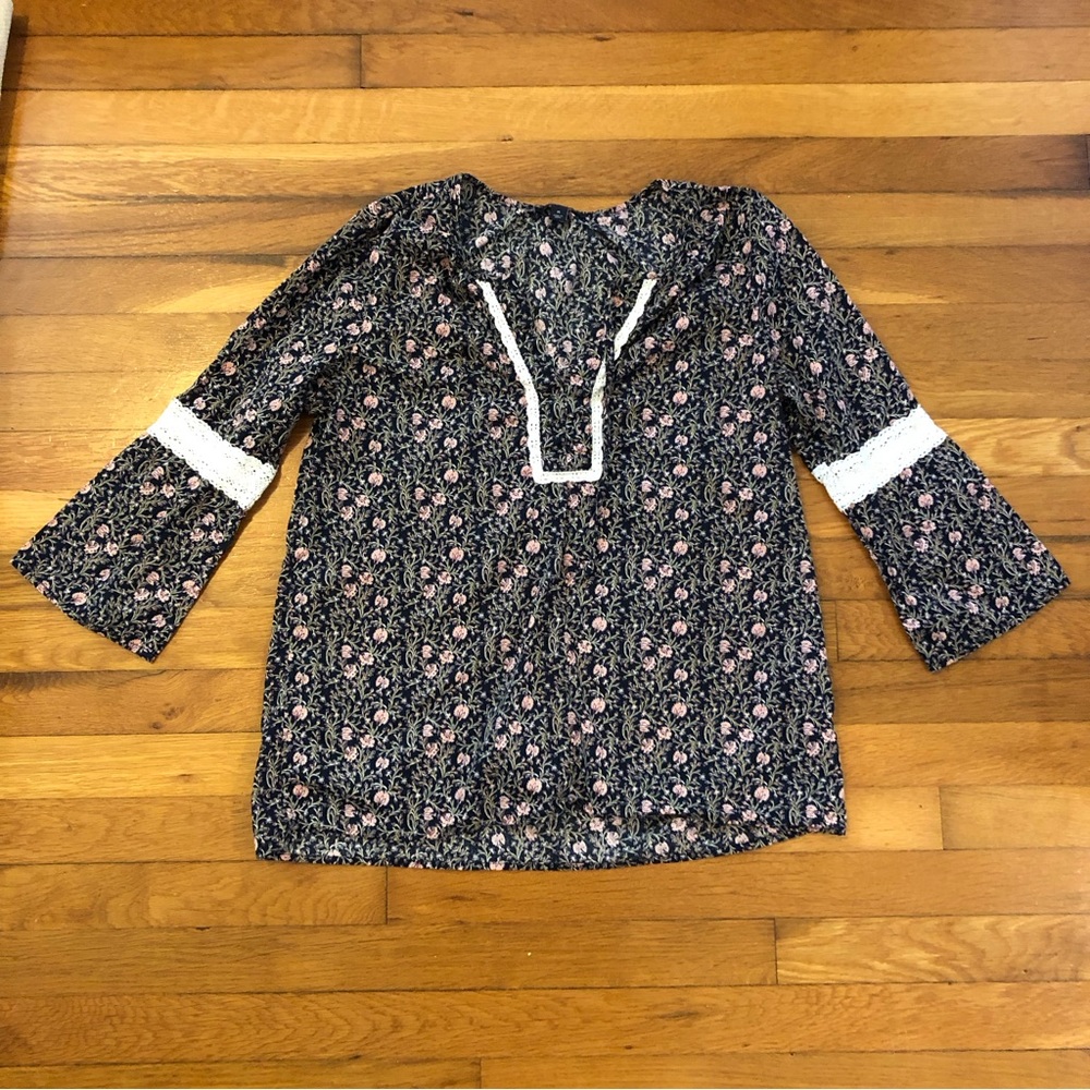 Boho Floral Top Medium